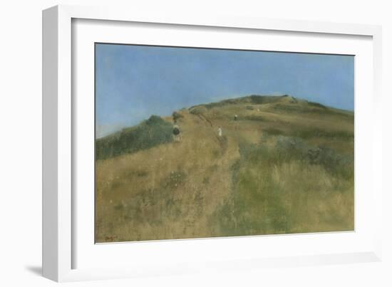 Dune Landscape Off a Steep Coast-Edgar Degas-Framed Giclee Print