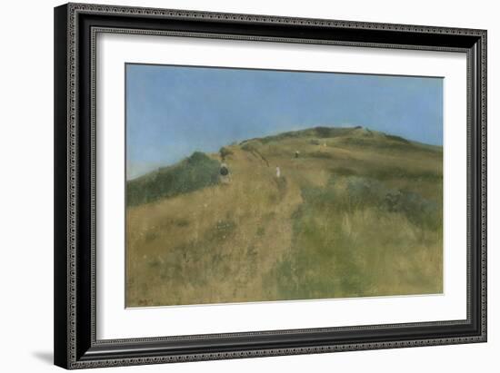 Dune Landscape Off a Steep Coast-Edgar Degas-Framed Giclee Print