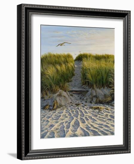 Dune Path Gull-Bruce Dumas-Framed Giclee Print