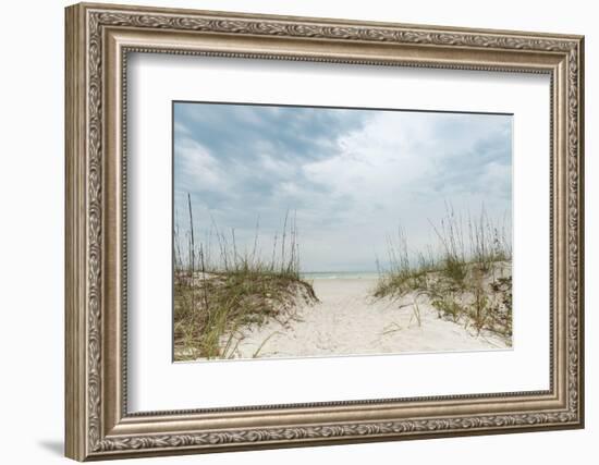 Dune Path-Mary Lou Johnson-Framed Photo