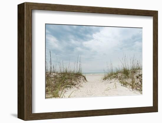 Dune Path-Mary Lou Johnson-Framed Photo