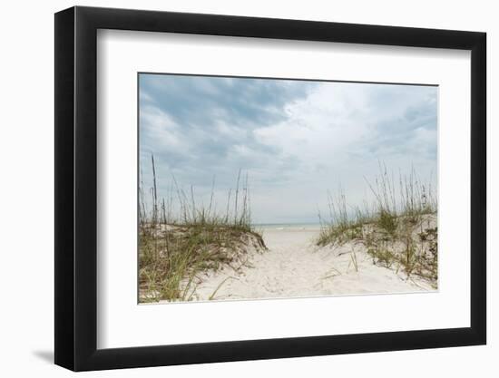 Dune Path-Mary Lou Johnson-Framed Photo