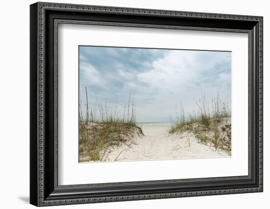 Dune Path-Mary Lou Johnson-Framed Photo