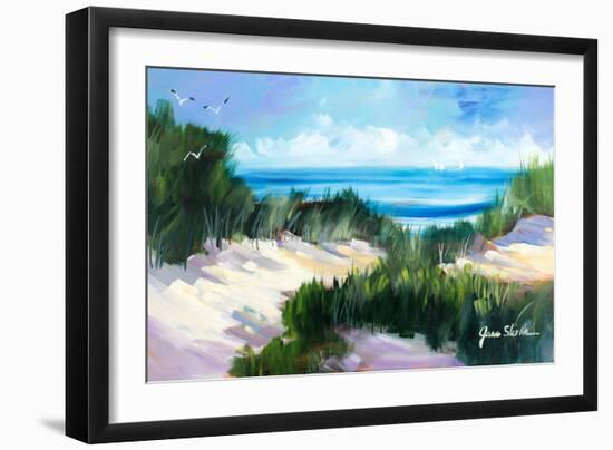 Dune Shoreside-Jane Slivka-Framed Art Print