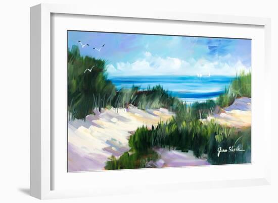 Dune Shoreside-Jane Slivka-Framed Art Print