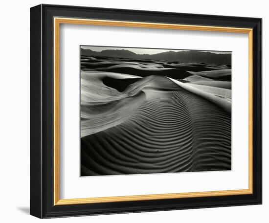 Dunes and Mountains, White Sands, 1946-Brett Weston-Framed Photographic Print