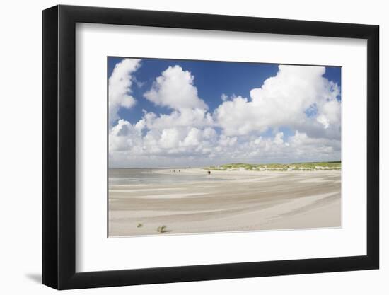 Dunes at a Beach, Sankt Peter Ording, Eiderstedt Peninsula, Schleswig Holstein, Germany, Europe-Markus Lange-Framed Photographic Print