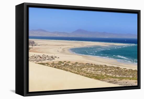 Dunes at Playa De Sotavento-Markus Lange-Framed Premier Image Canvas