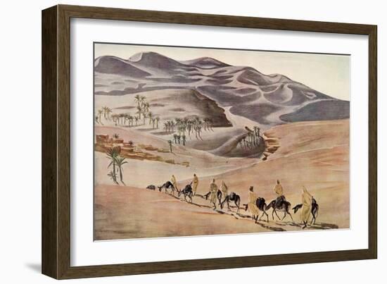 Dunes (Beni-Abbes), from Dessins Et Peintures D'afrique, Executes Au Cours De L'expedition Citroen-Alexander Yakovlev-Framed Giclee Print