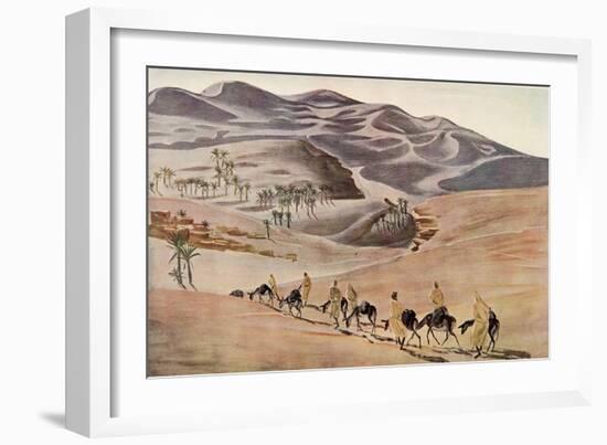 Dunes (Beni-Abbes), from Dessins Et Peintures D'afrique, Executes Au Cours De L'expedition Citroen-Alexander Yakovlev-Framed Giclee Print