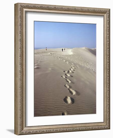 Dunes Du Pilat, Guyenne, Near Bordeaux, Aquitaine, France-Adam Woolfitt-Framed Photographic Print