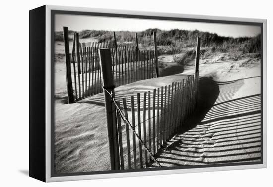 Dunes Fence IV-Alan Hausenflock-Framed Premier Image Canvas