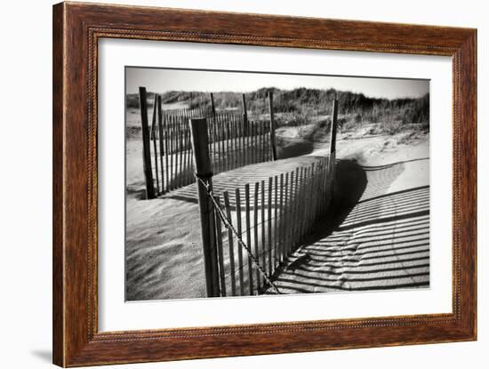 Dunes Fence IV-Alan Hausenflock-Framed Photographic Print