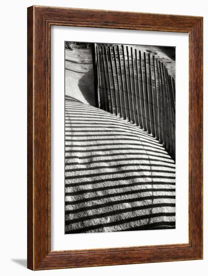 Dunes Fence VI-Alan Hausenflock-Framed Photographic Print