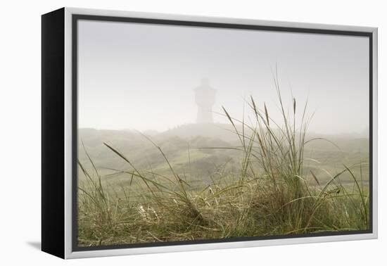 Dunes, Grass, the North Sea, Island Langeoog, Fog-Roland T.-Framed Premier Image Canvas