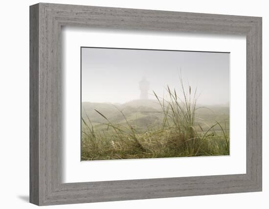 Dunes, Grass, the North Sea, Island Langeoog, Fog-Roland T.-Framed Photographic Print