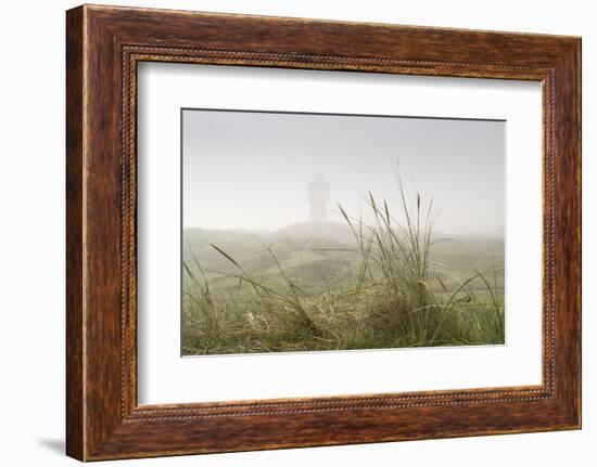 Dunes, Grass, the North Sea, Island Langeoog, Fog-Roland T.-Framed Photographic Print