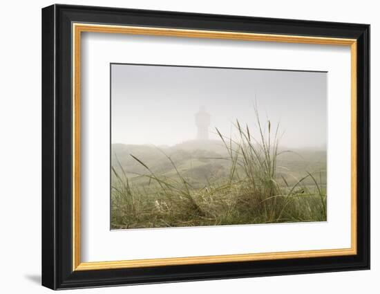 Dunes, Grass, the North Sea, Island Langeoog, Fog-Roland T.-Framed Photographic Print