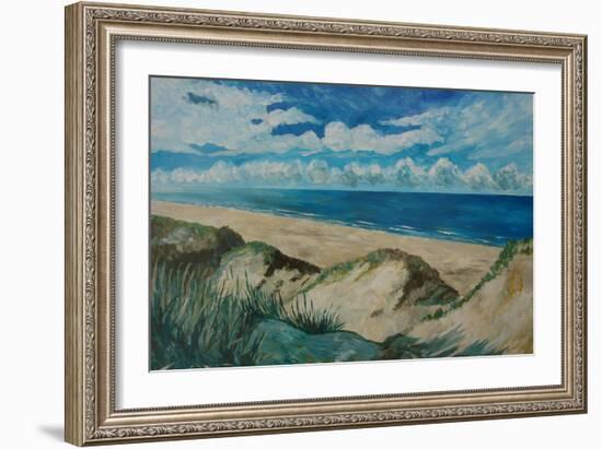 Dunes in Friesland-Markus Bleichner-Framed Art Print