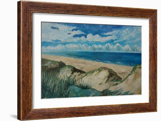 Dunes in Friesland-Markus Bleichner-Framed Art Print