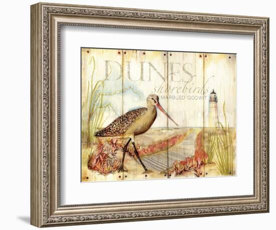 Dunes Shorebird-Mary Escobedo-Framed Art Print