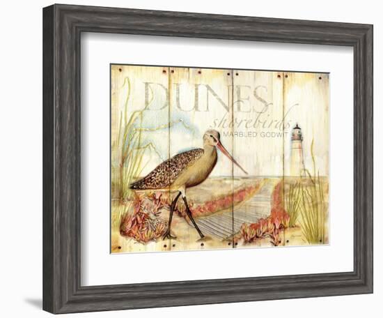 Dunes Shorebird-Mary Escobedo-Framed Art Print