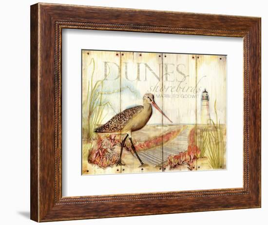 Dunes Shorebird-Mary Escobedo-Framed Art Print