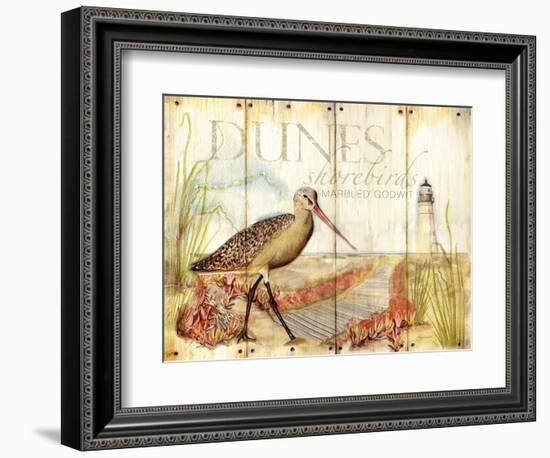 Dunes Shorebird-Mary Escobedo-Framed Art Print