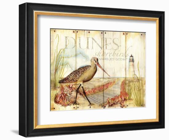 Dunes Shorebird-Mary Escobedo-Framed Art Print