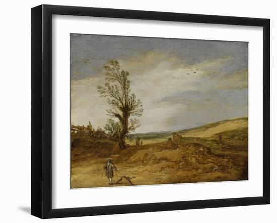 Dunes-Esaias van de Velde-Framed Art Print