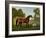 Dungannon, the Property of Colonel O'Kelly, Painted in a Paddock with a Sheep, 1793-George Stubbs-Framed Giclee Print