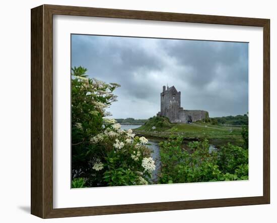 Dunguaire Castle, a famous landmark, is located on Galway Bay, Ireland.-Betty Sederquist-Framed Photographic Print