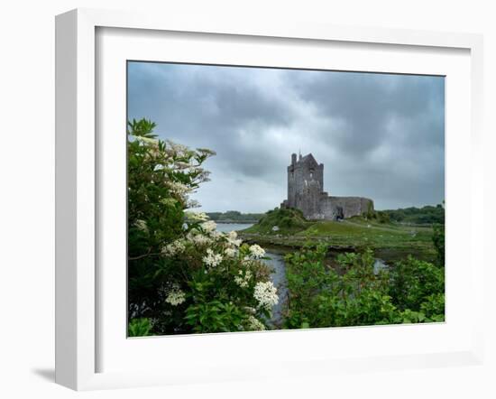 Dunguaire Castle, a famous landmark, is located on Galway Bay, Ireland.-Betty Sederquist-Framed Photographic Print