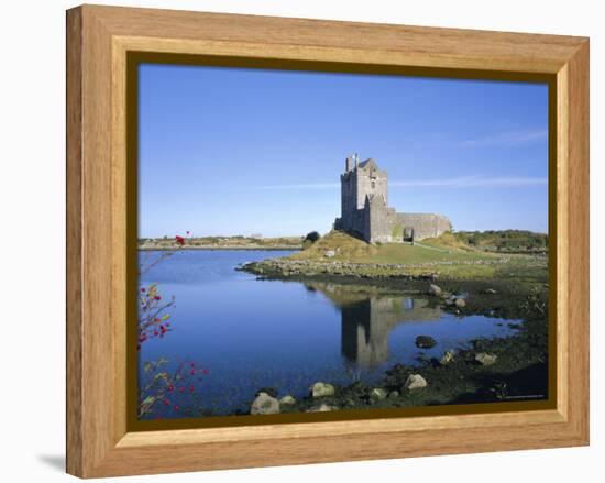 Dunguaire Castle, Kinvarra Bay, County Galway, Connacht, Republic of Ireland (Eire), Europe-Roy Rainford-Framed Premier Image Canvas