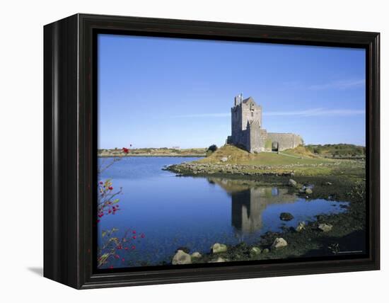 Dunguaire Castle, Kinvarra Bay, County Galway, Connacht, Republic of Ireland (Eire), Europe-Roy Rainford-Framed Premier Image Canvas