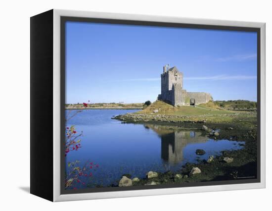 Dunguaire Castle, Kinvarra Bay, County Galway, Connacht, Republic of Ireland (Eire), Europe-Roy Rainford-Framed Premier Image Canvas