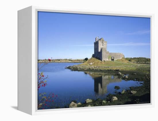 Dunguaire Castle, Kinvarra Bay, County Galway, Connacht, Republic of Ireland (Eire), Europe-Roy Rainford-Framed Premier Image Canvas