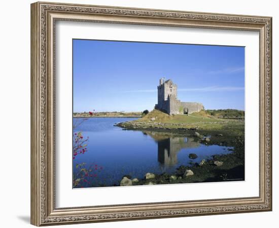 Dunguaire Castle, Kinvarra Bay, County Galway, Connacht, Republic of Ireland (Eire), Europe-Roy Rainford-Framed Photographic Print