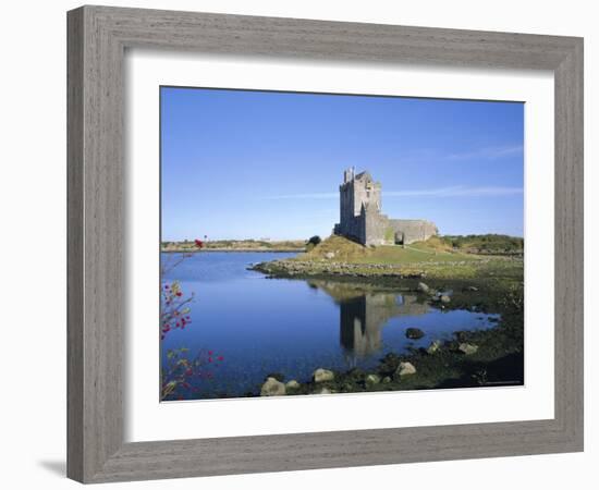 Dunguaire Castle, Kinvarra Bay, County Galway, Connacht, Republic of Ireland (Eire), Europe-Roy Rainford-Framed Photographic Print