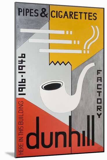 Dunhill Pipes and Cigarettes, 2013-Carolyn Hubbard-Ford-Mounted Giclee Print