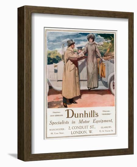 Dunhill's, Specialists in Motor Equipment, 2 Conduit Street-null-Framed Giclee Print