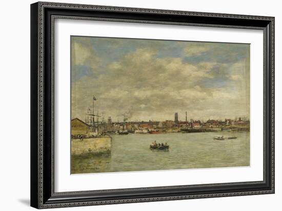 Dunkerque, 1889 (Oil on Canvas)-Eugene Louis Boudin-Framed Giclee Print