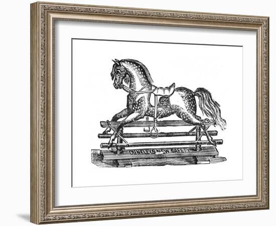 Dunkley's Rocking Horse-null-Framed Giclee Print