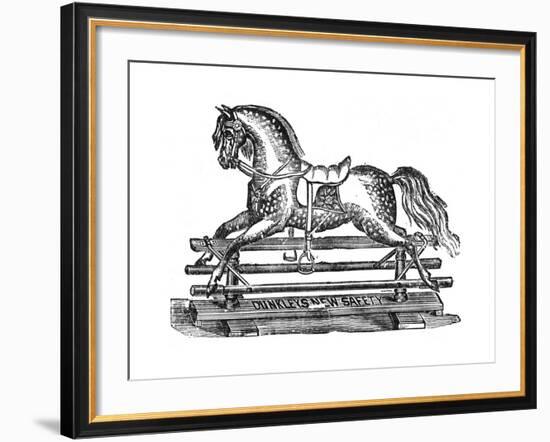 Dunkley's Rocking Horse-null-Framed Giclee Print