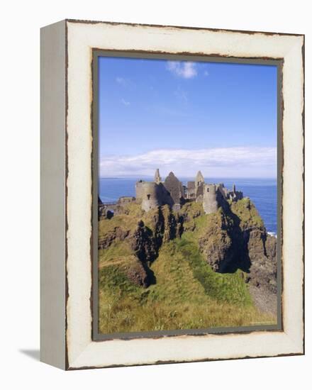 Dunluce Castle, County Antrim, Northern Ireland, UK, Europe-Charles Bowman-Framed Premier Image Canvas