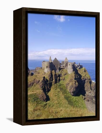 Dunluce Castle, County Antrim, Northern Ireland, UK, Europe-Charles Bowman-Framed Premier Image Canvas