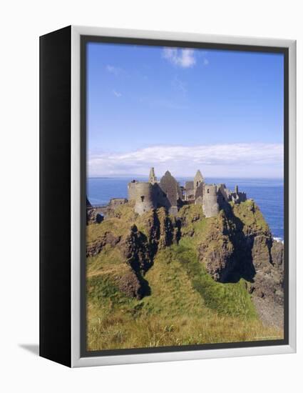 Dunluce Castle, County Antrim, Northern Ireland, UK, Europe-Charles Bowman-Framed Premier Image Canvas