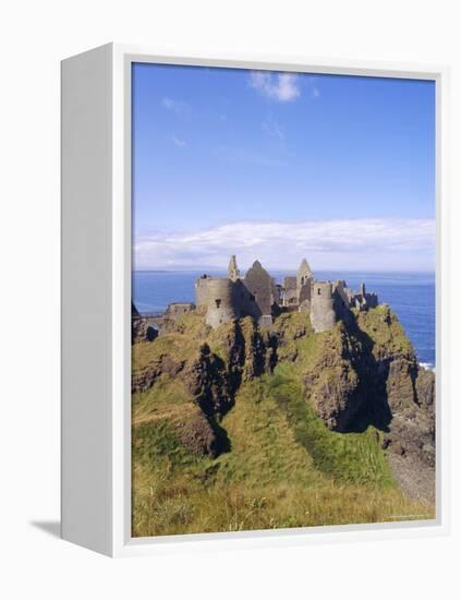 Dunluce Castle, County Antrim, Northern Ireland, UK, Europe-Charles Bowman-Framed Premier Image Canvas