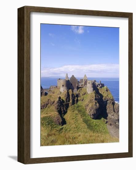 Dunluce Castle, County Antrim, Northern Ireland, UK, Europe-Charles Bowman-Framed Photographic Print