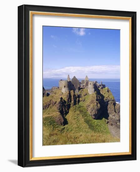 Dunluce Castle, County Antrim, Northern Ireland, UK, Europe-Charles Bowman-Framed Photographic Print